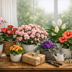 Un bouquet de fleurs colorées, symboles de vie et de renouveau. Chaque feuille et pétale raconte une histoire de nature.