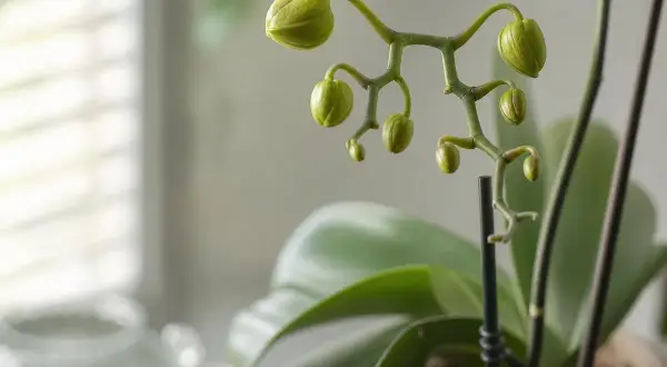 Des bourgeons verts promettent une nouvelle floraison. Voici comment faire refleurir une orchidée pour profiter de ses futures fleurs.