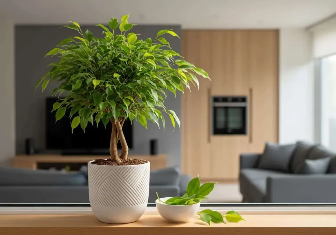 Mon ficus a perdu toutes ses feuilles que faire ? Ce ficus retusa, bien qu'un peu dégarni, est prêt à revivre.