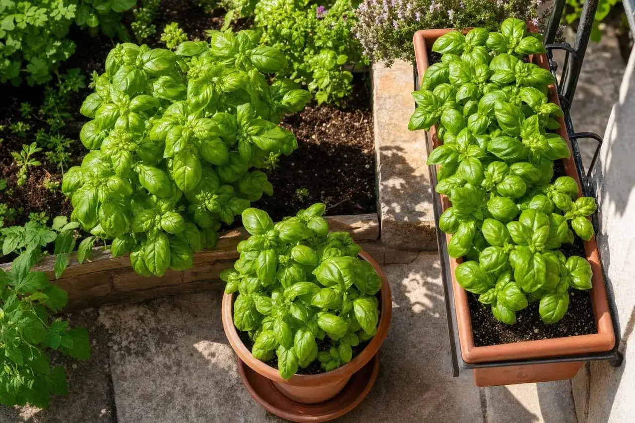 Basilic en pot - les gestes pour le garder vigoureux