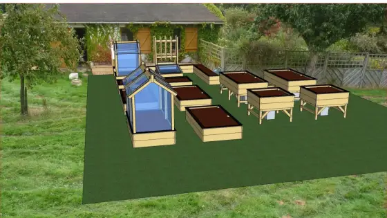Modèles de jardin potager - 4 plans faciles à aménager